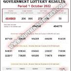 thai lottery result october 1 2022